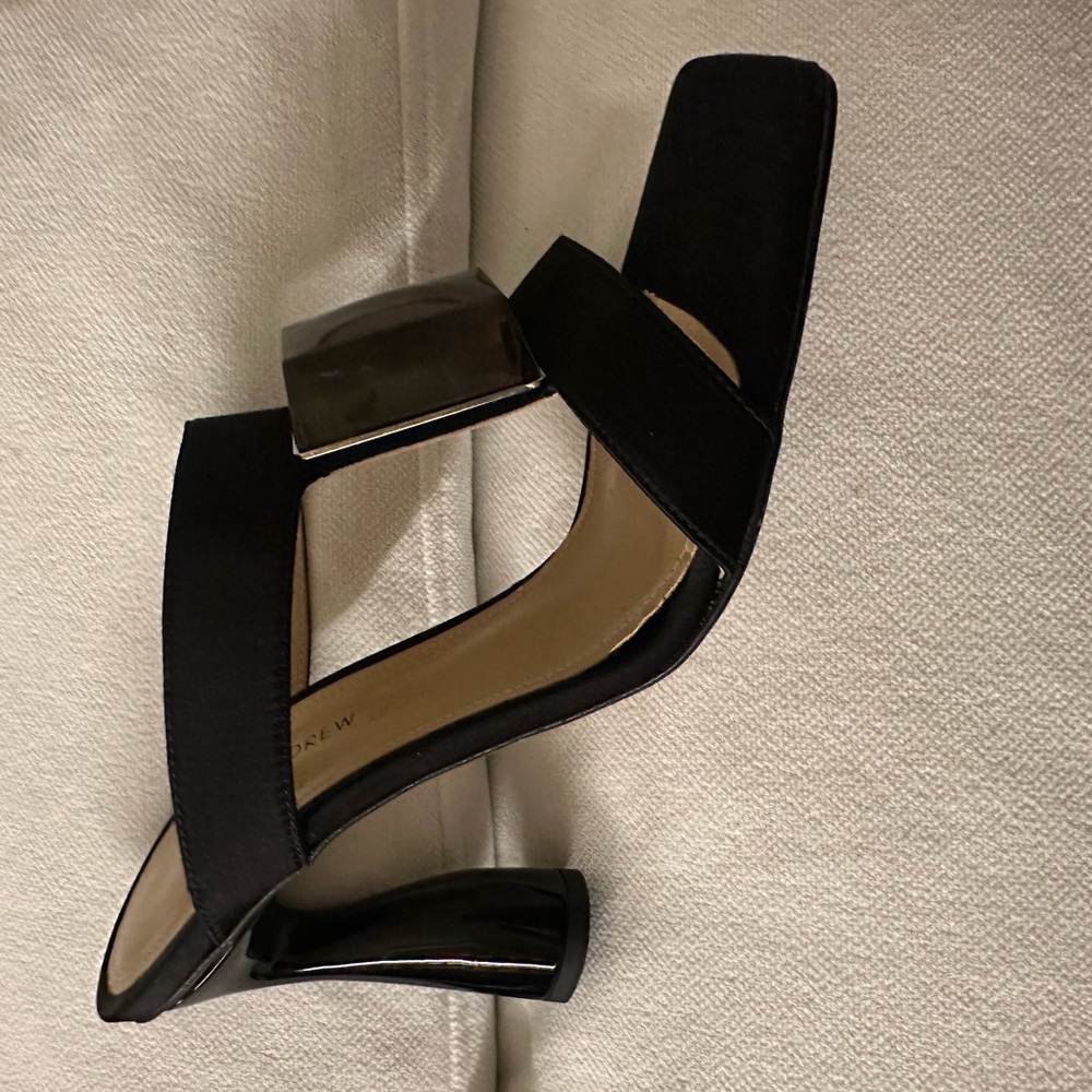 Paul Andrew Satin Mule - Picture 9 of 9